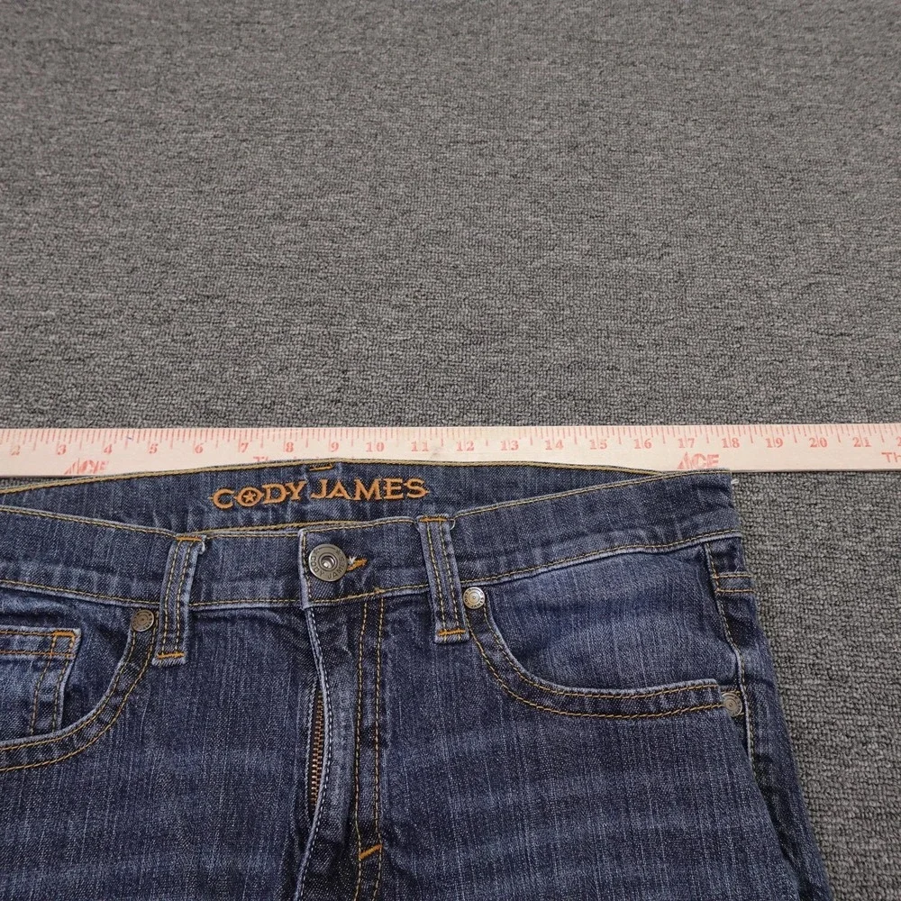 Cody James Jeans Mens 34x32 Blue Medium Wash Regular Straight Stretch Denim